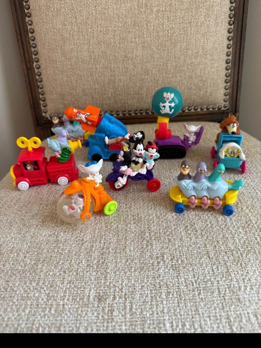 Animaniacs vintage toys 1993 pinky and the brain, Yakko Wakko and Dot McDonald’s